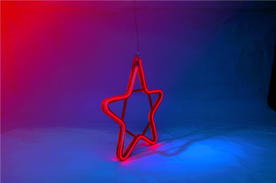 ESTRELA DE NEON 30 CM - Foto 1