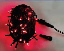 CORDÃO 100 LEDS FIXOS - Foto 1