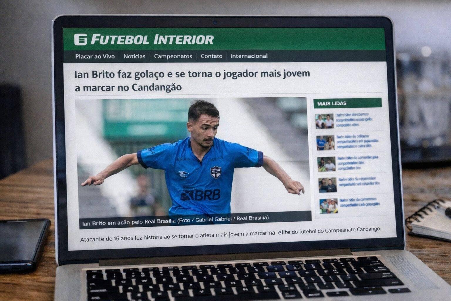 Ian Brito faz golaço e se torna o jogador mais jovem a marcar um gol no Candanção!