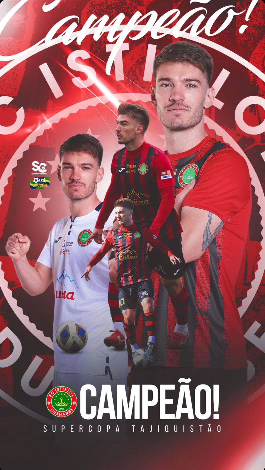 Murilo é campeão da Supercopa do Taijikistão!