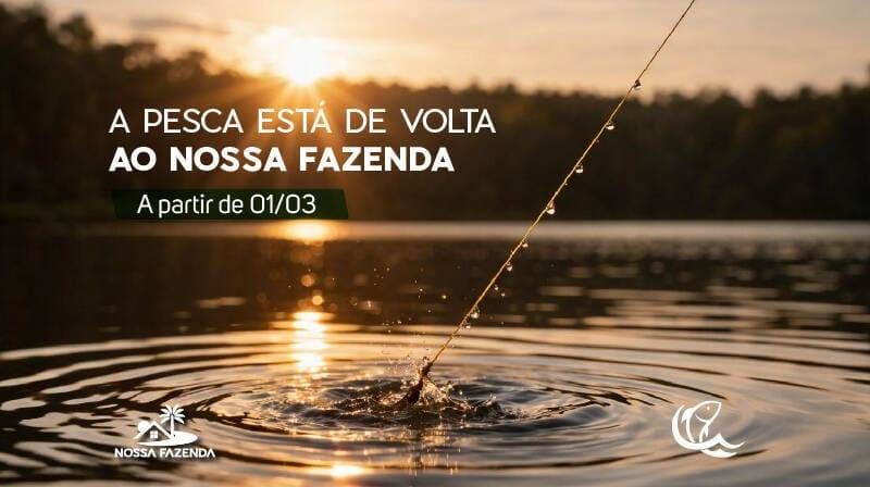 A pesca está de volta ao Nossa Fazenda