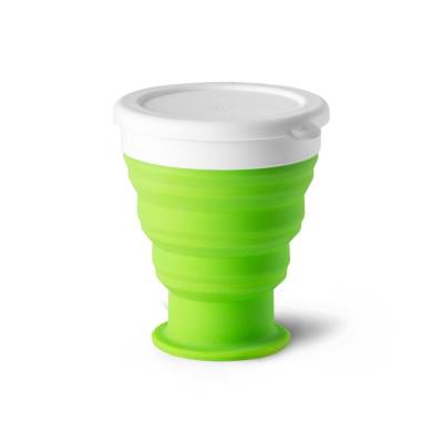 Copo Retrátil de Silicone Médio 400 ml Modril - Foto 1