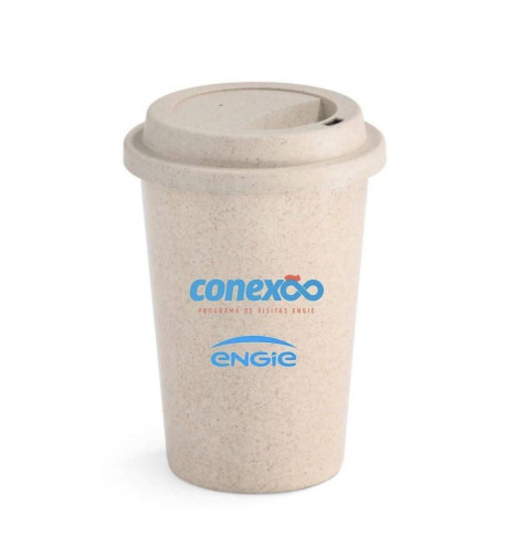 Copo 450 ml em Fibra de Bambu e PP - Foto 1