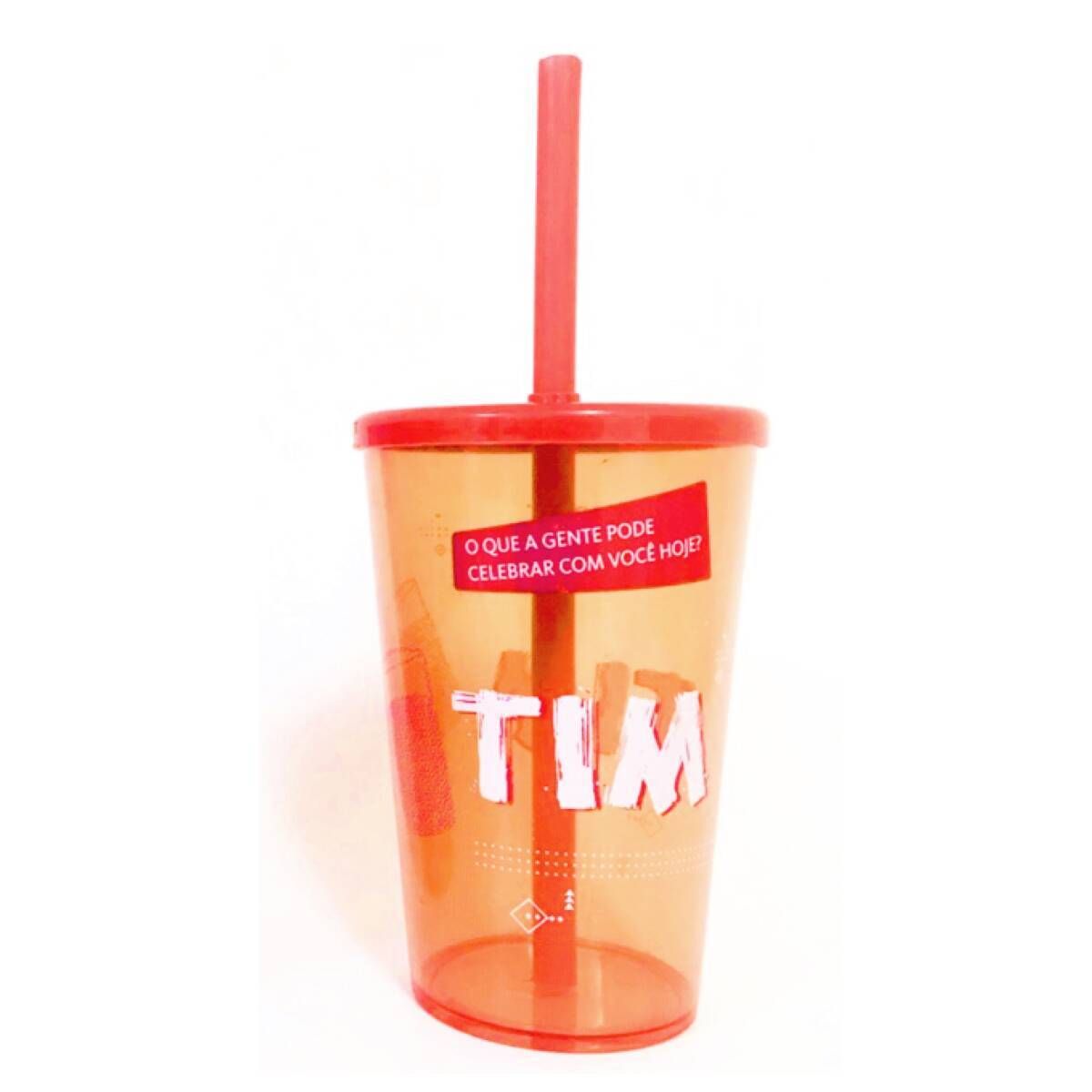 Copo 600 ml PS Cristal com Tampa e Canudo - Médio - Foto 1