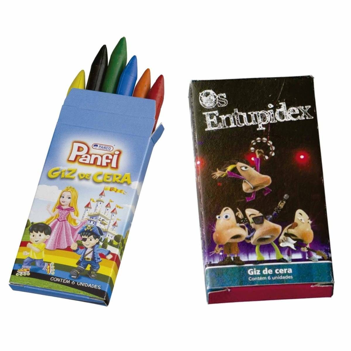 Estojo Giz de Cera Panco e Aché Lab