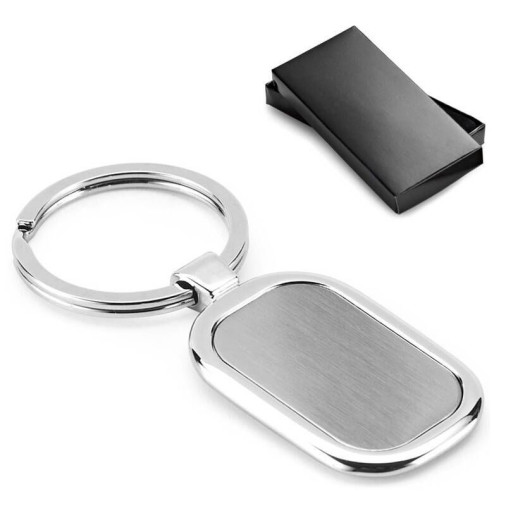 Chaveiro em metal, formato retangular - Foto 1