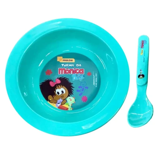 Conjunto Prato + Colher - Foto 1