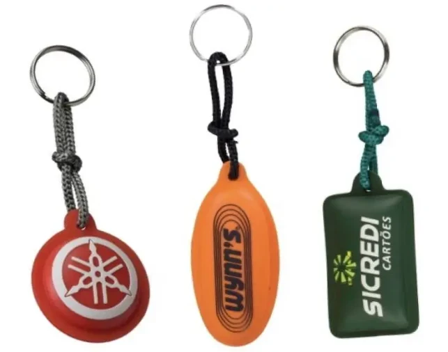 Chaveiro Emborrachado Flutuante - Foto 1