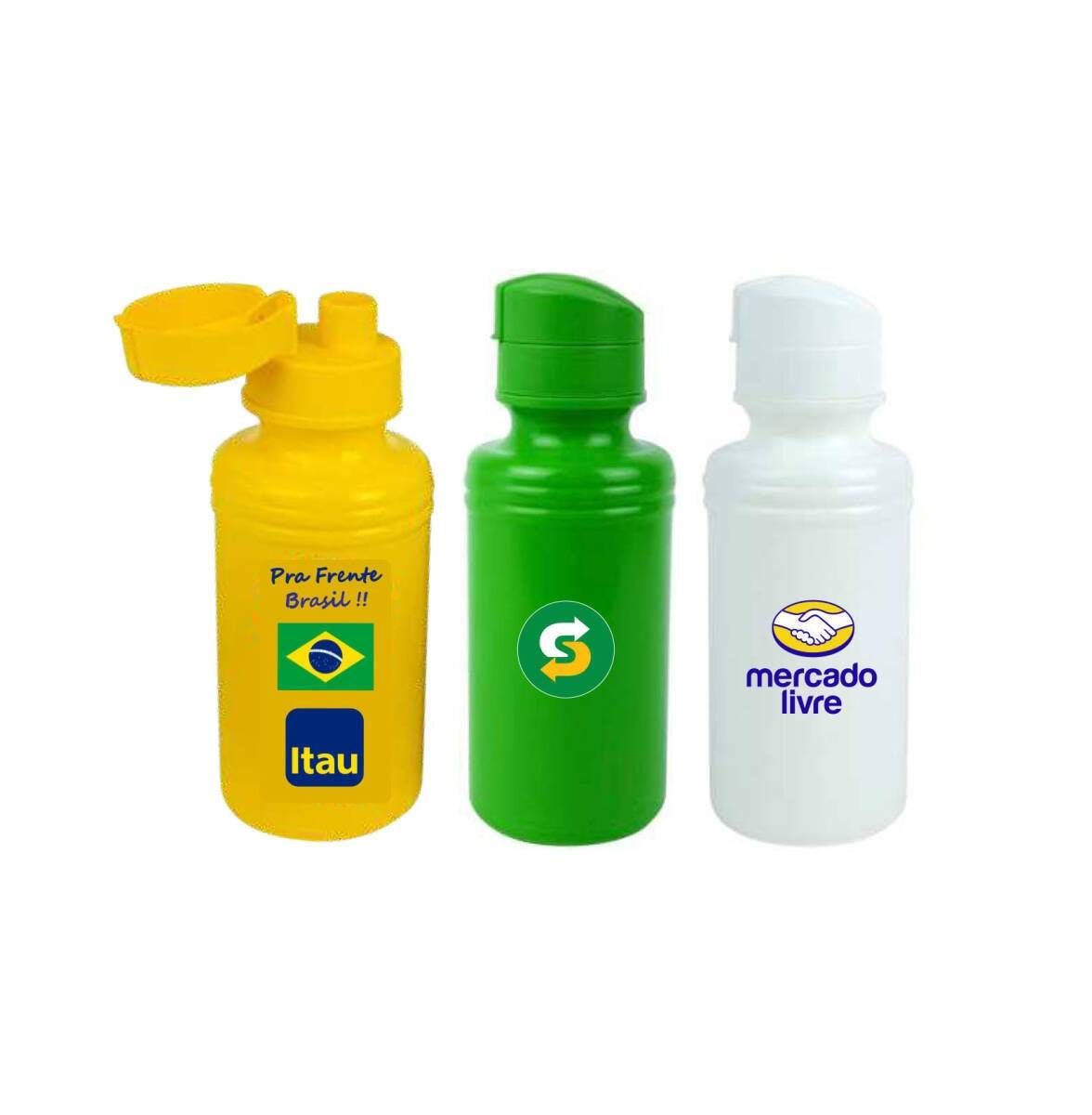 Squeeze Plástico 550 ml com Tampa Fliptop - Foto 2