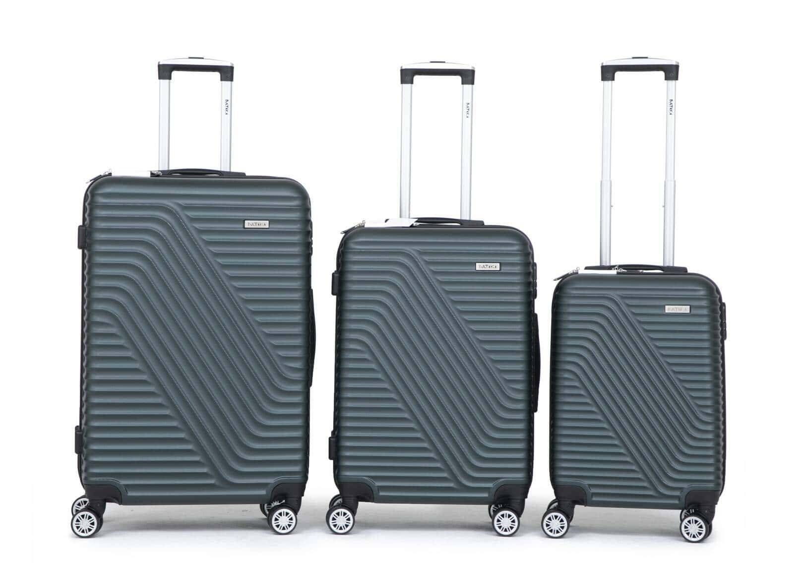 BOSTON CJ DE 03 MALAS EM ABS 20 24 28 - VERDE - Foto 1