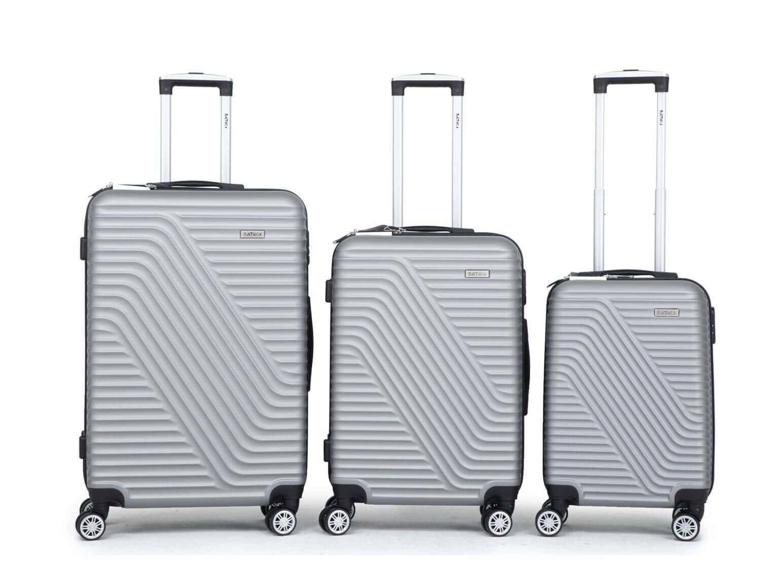 BOSTON CJ DE 03 MALAS EM ABS 20 24 28 - CINZA - Foto 1