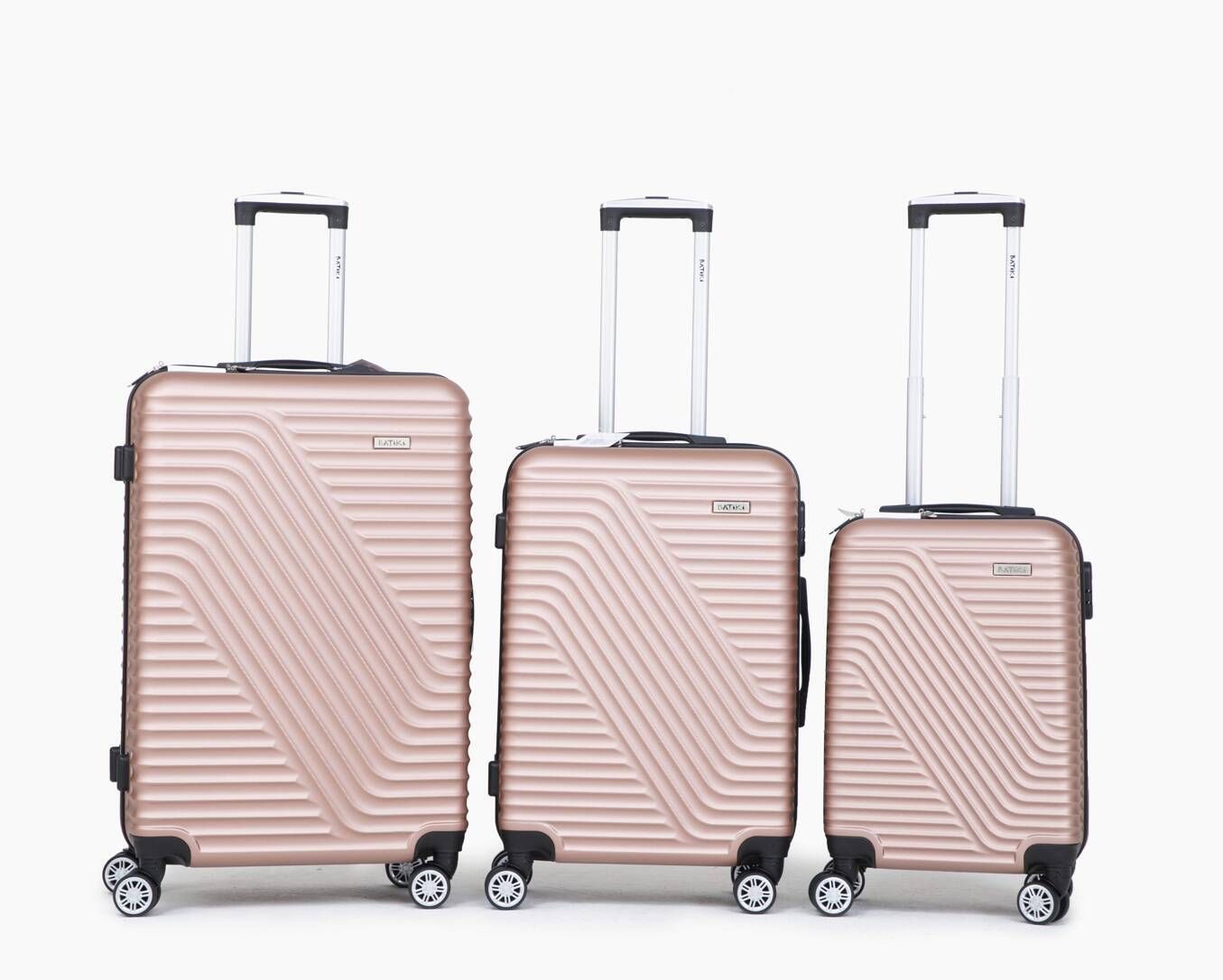 BOSTON CJ DE 03 MALAS EM ABS 20 24 28 - GOLDEN PIN - Foto 1