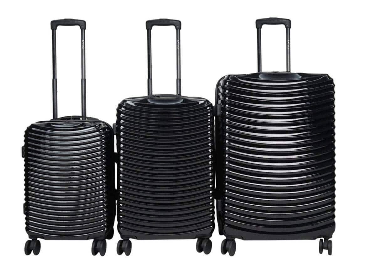 CERES - CJ DE 3 MALAS 20' 24' 28' - PRETO - Foto 1