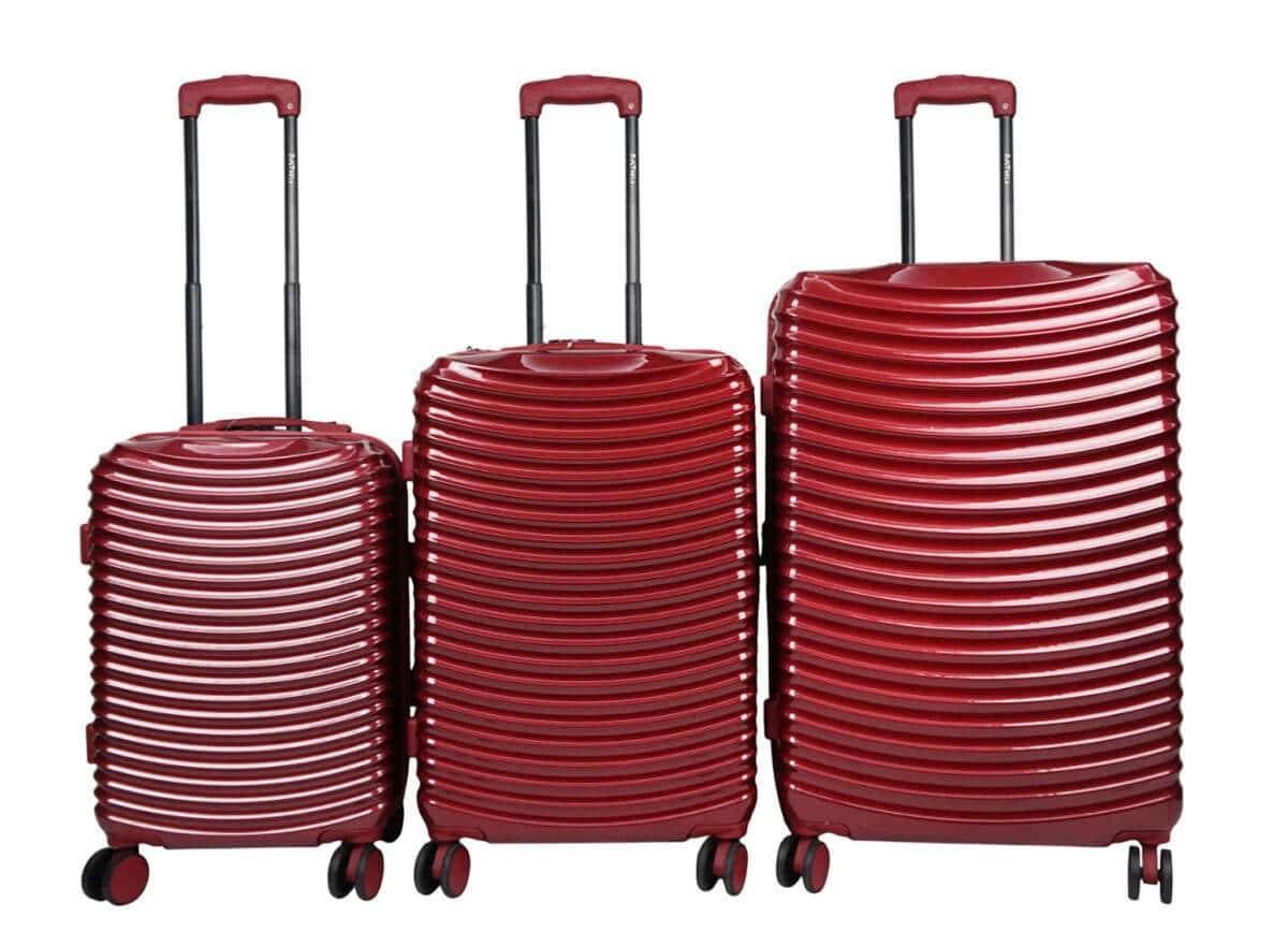 CERES - CJ DE 3 MALAS 20' 24' 28' - VERMELHA - Foto 1