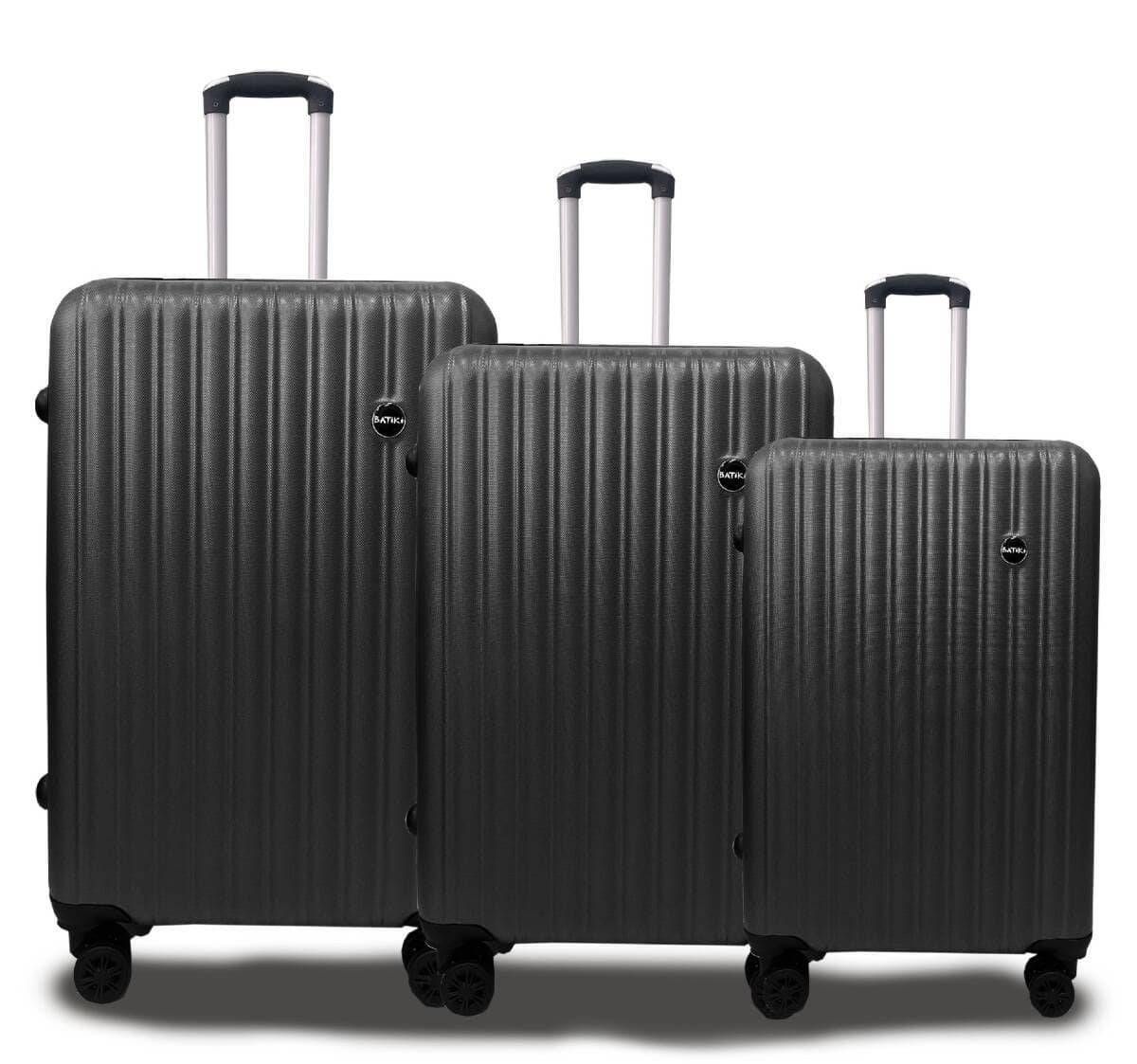 EXPANSIVE CJ DE 3 MALAS EM ABS 20 24 28 - PRETO - Foto 1