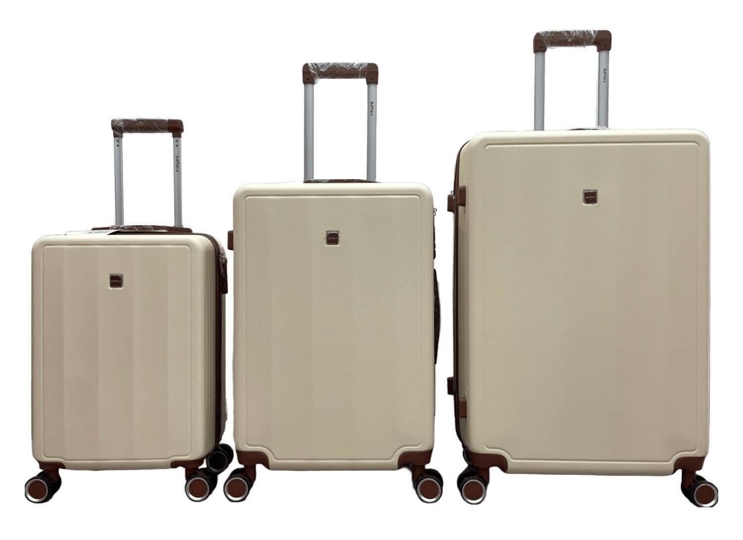 URANO - CJ DE 3 MALAS EM ABS 20 24 28 - BRANCA - Foto 1