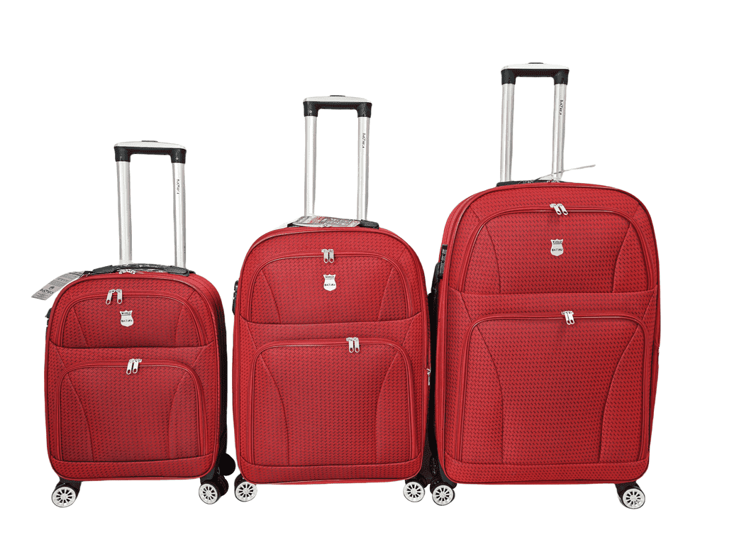 VIETNA CJ DE 3 MALAS 19' 24' 28' - VERMELHA - Foto 1