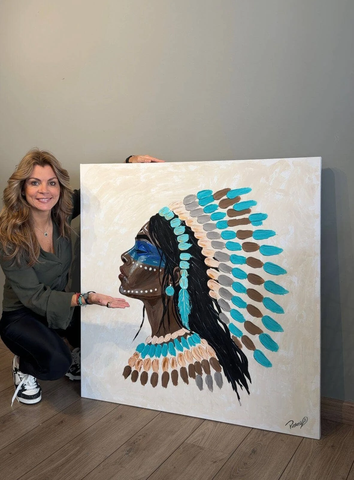 Arte India Textura 60x60 cm - R$ 2.690,00 - Foto 2