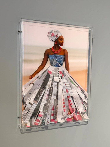 Baiana Caixa de Acrílico - 30x40 cm. R$ 690,00 - Foto 1