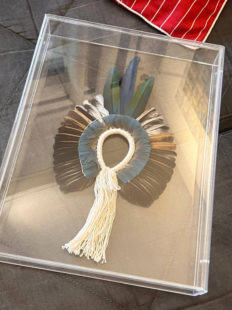 Cocar Caixa de Acrílico. 30x40 cm. R$ 1.090,00 - Foto 2