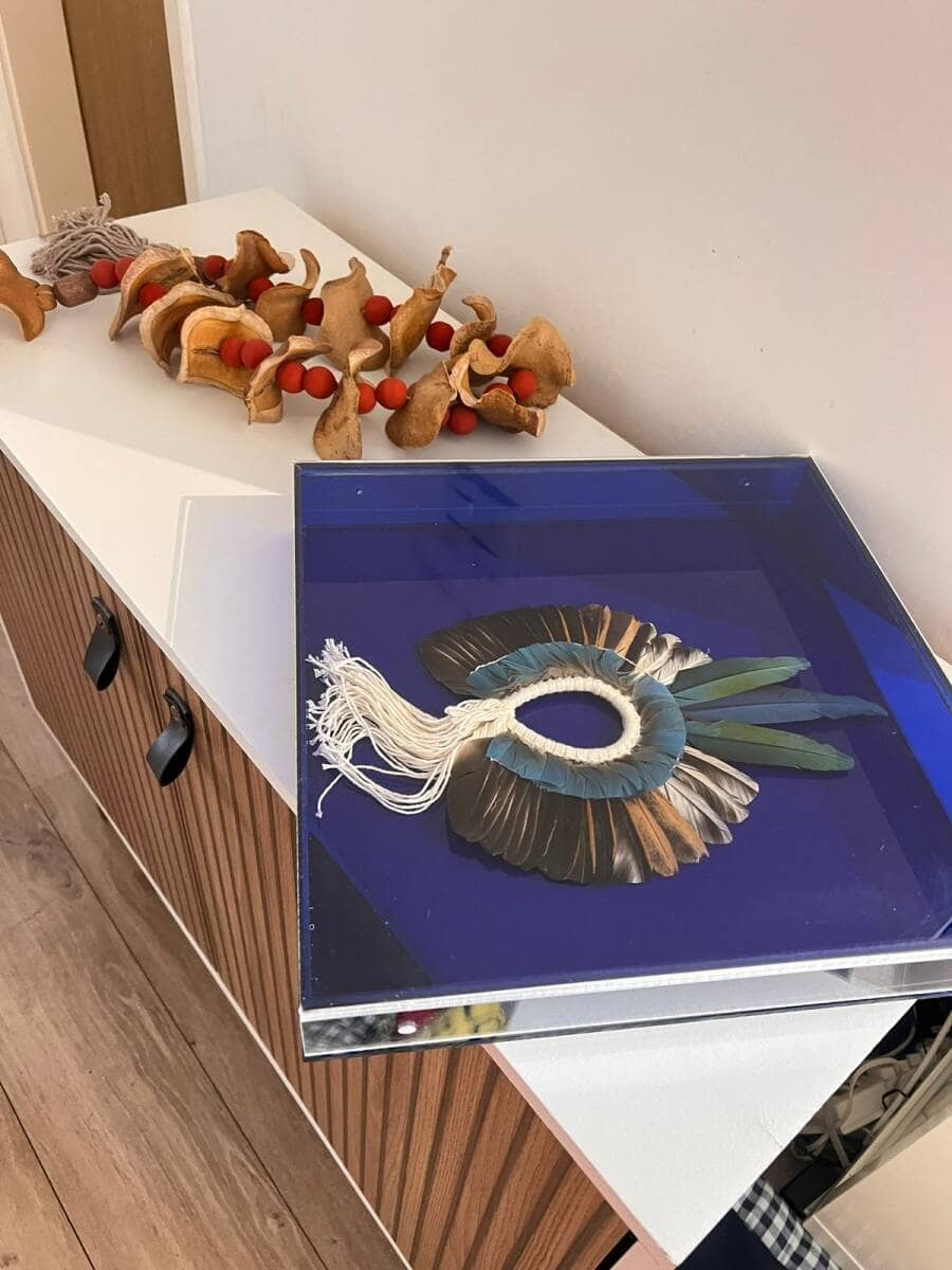 Cocar Caixa de Acrílico. 40x40 cm. R$ 1.190,00 - Foto 2