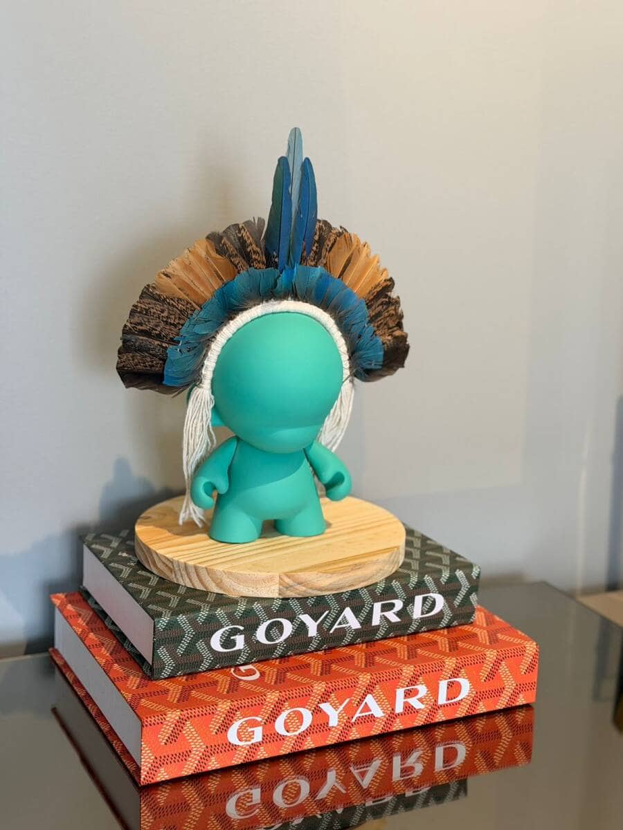 Toy Cacique com Cocar - tiffany - Foto 3