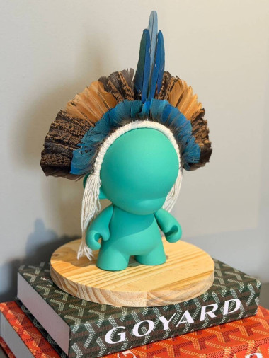 Toy Cacique com Cocar - tiffany - Foto 1