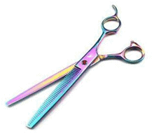 TESOURA SEMI DENTADA 6.5 - Foto 1