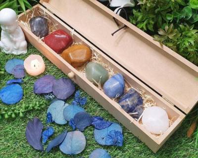 Kit 7 Chakras Pedras Grandes - Foto 1