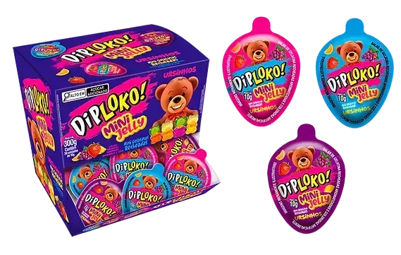 Display DipLoko Mini Jelly Ursinhos Recheados - Foto 1