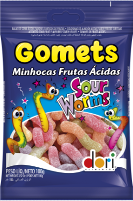 Gomets Minhoca Ácida - Foto 1