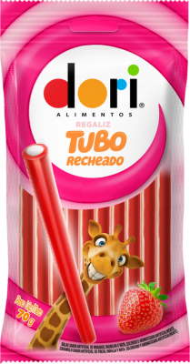 Tubo Regaliz Morango - Foto 1