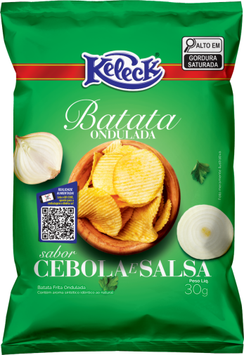 Batata Ondulada Salsa e Cebola 30g - Foto 1