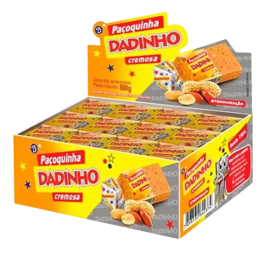 Display Dadinho Paçoquinha 40x20g - Foto 1
