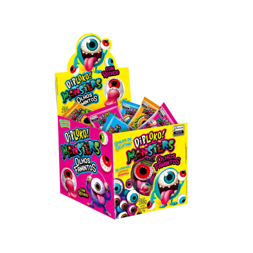 Display DipLoko Monsters Olhos Famintos - Foto 1