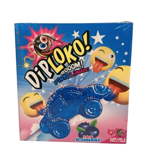 Display Pir DipLoko Blueberry Pinta Língua Cars - Foto 3