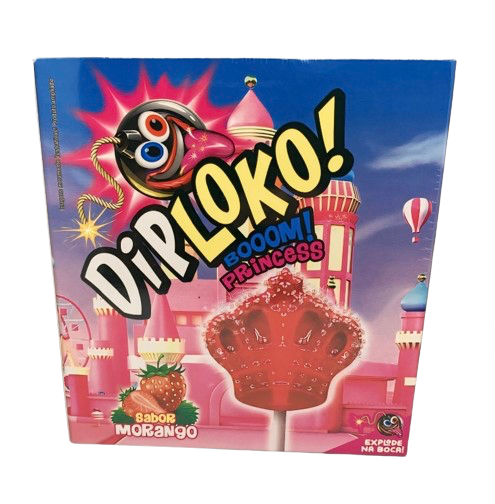 Display Pirulito DipLoko princess Morango Booom - Foto 3