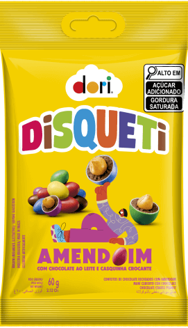 Disqueti Amendoim 60g - Foto 1