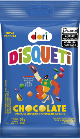 Disqueti Chocolate ao Leite 60g - Foto 1