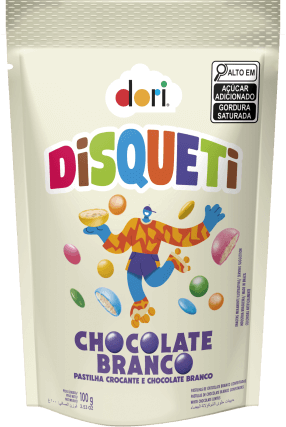 Disqueti chocolate Branco Pouch - Foto 1