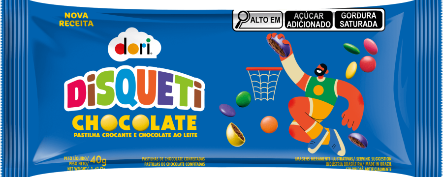 Disqueti Display Chocolate ao Leite 18x40g - Foto 1