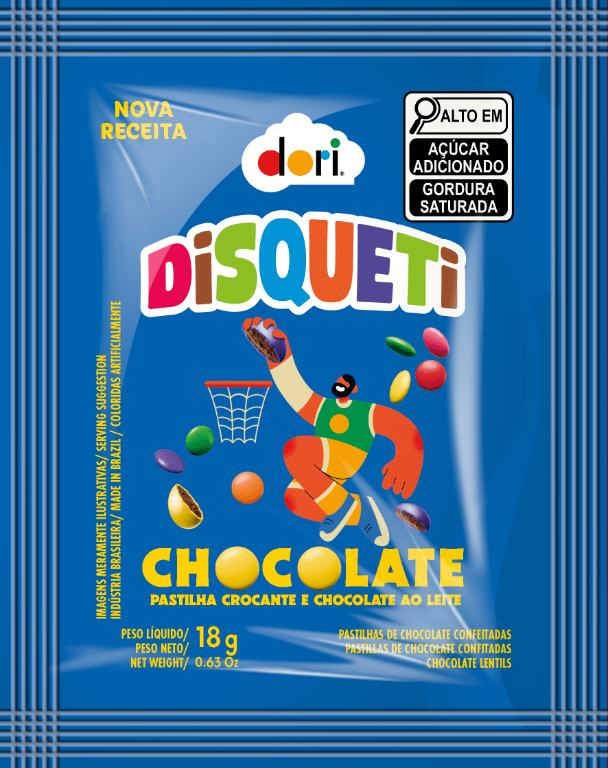 Disqueti Display Chocolate ao Leite 24x18g - Foto 2