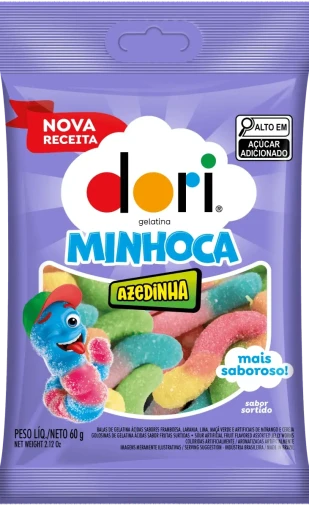 Gelatina Minhoca Ácida - Foto 1