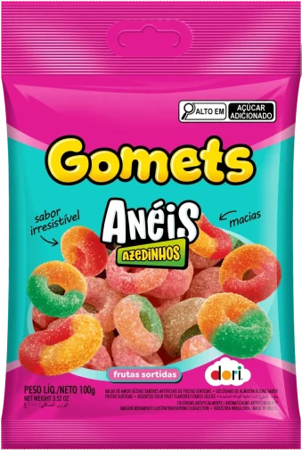 Gomets Anel de Frutas Ácida - Foto 1