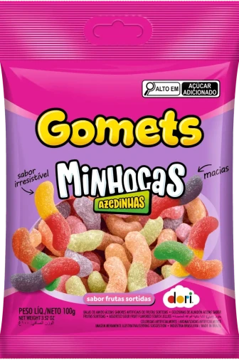 Gomets Minhoca Ácida - Foto 1
