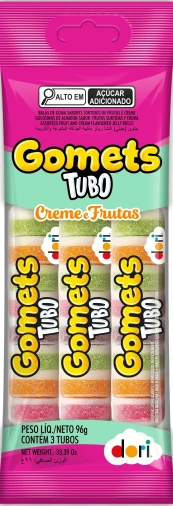 Gomets Tubo Creme Frutas 30x3unid - Foto 1