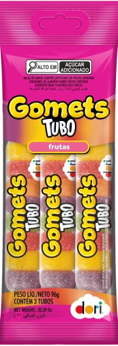 Gomets Tubo Frutas 30x3unid - Foto 1