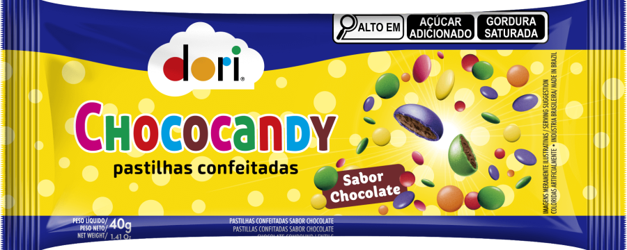 Display Chococandy Past. Conf. Coloridas 18x40g - Foto 1