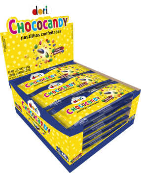 Display Chococandy Past. Conf. Coloridas 18x40g - Foto 2