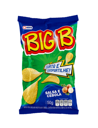 Batata Big B Ondulada Salsa e Cebola - Foto 1